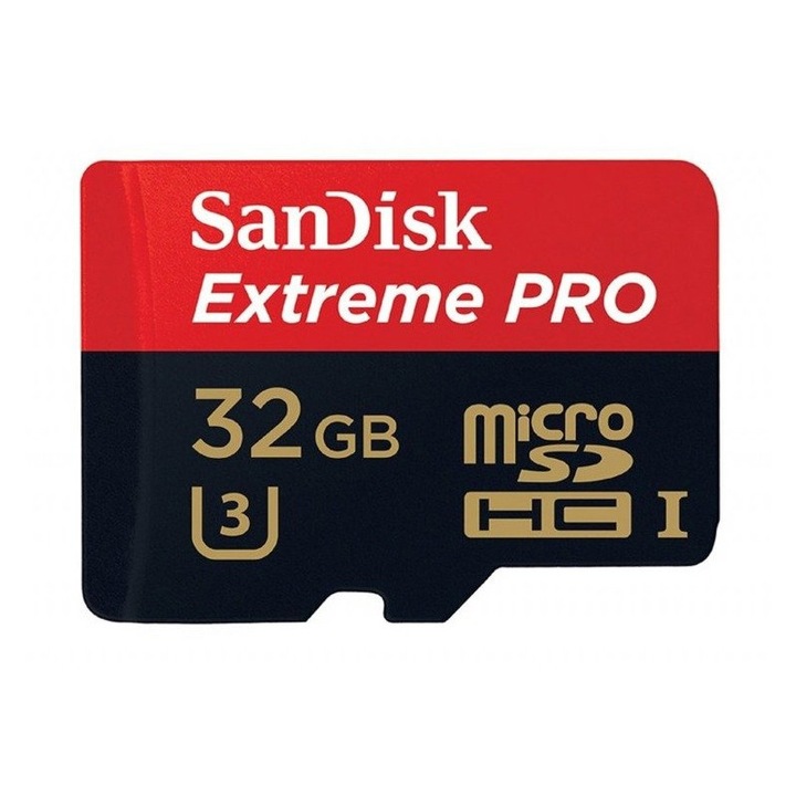 Карта памет SanDisk Extreme Pro microSDHC 32GB, 100/90 MB/s, A1, V30
