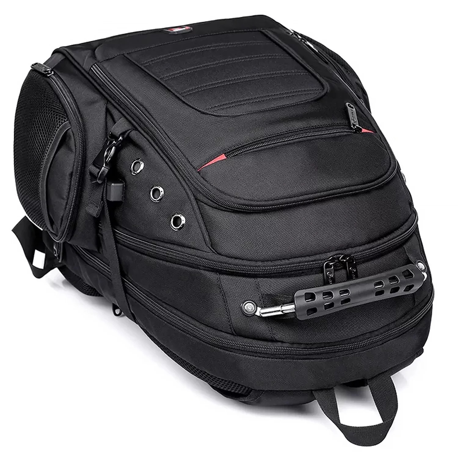 Rucsac waterproof Bange, pentru laptop 15", 48x35x23 cm, 35 litri, negru, cu sistem de incarcare USB