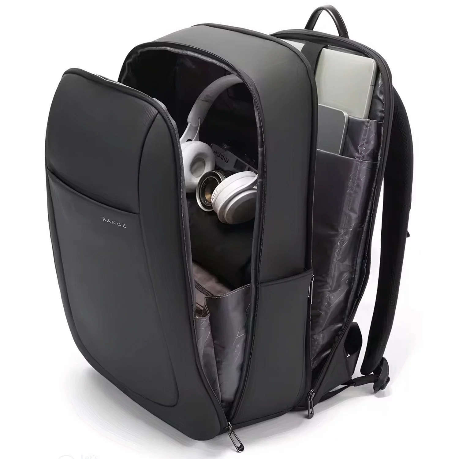 Rucsac waterproof Bange, pentru laptop 15.6", 46x30x16 cm, 30 litri, negru