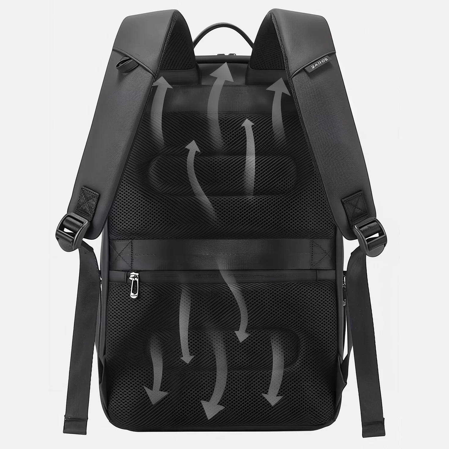 Rucsac waterproof Bange, pentru laptop 15.6", 46x30x16 cm, 30 litri, negru