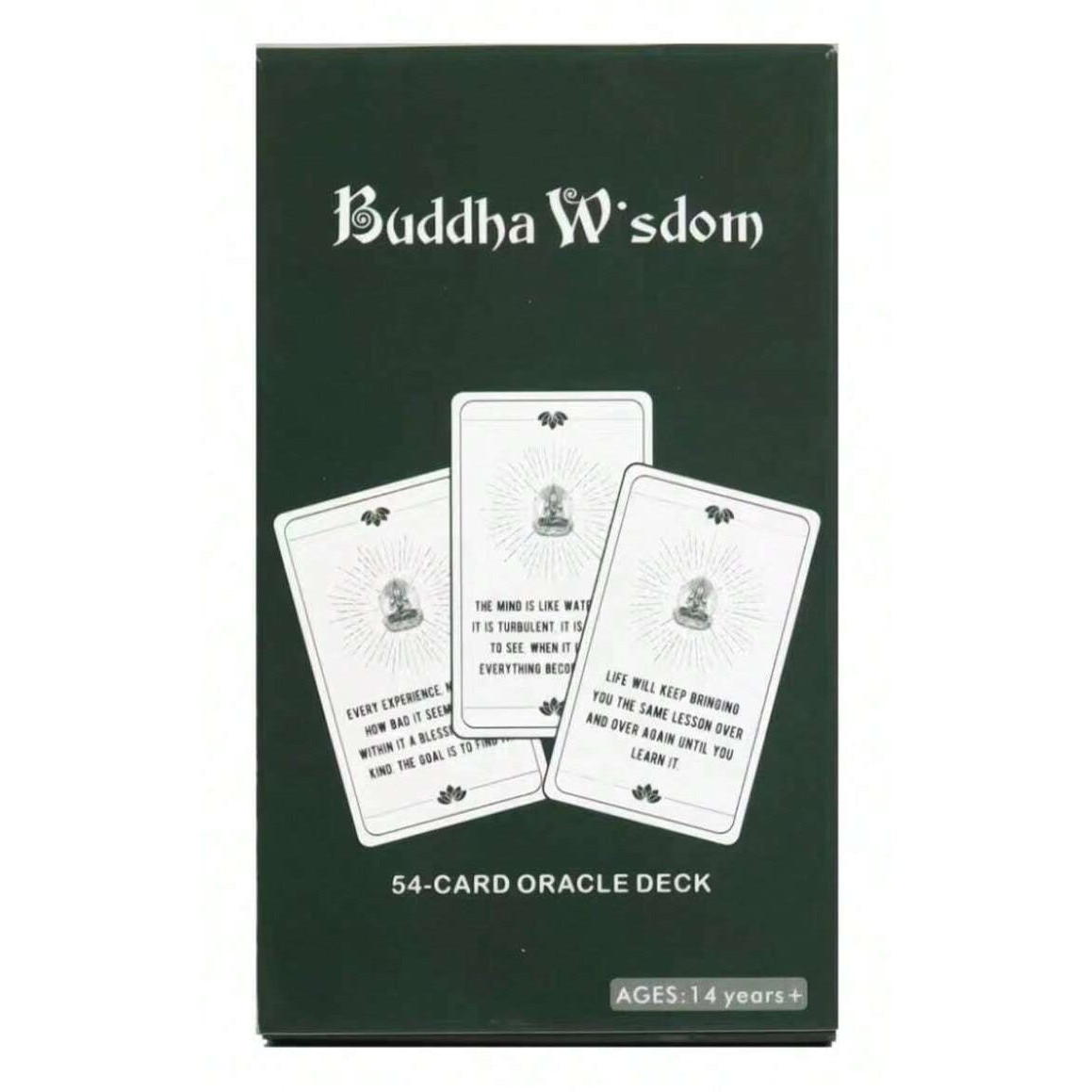 Pachet carti midi, Buddha Wisdom Oracle, 2024, 54 carduri, 10.5 x