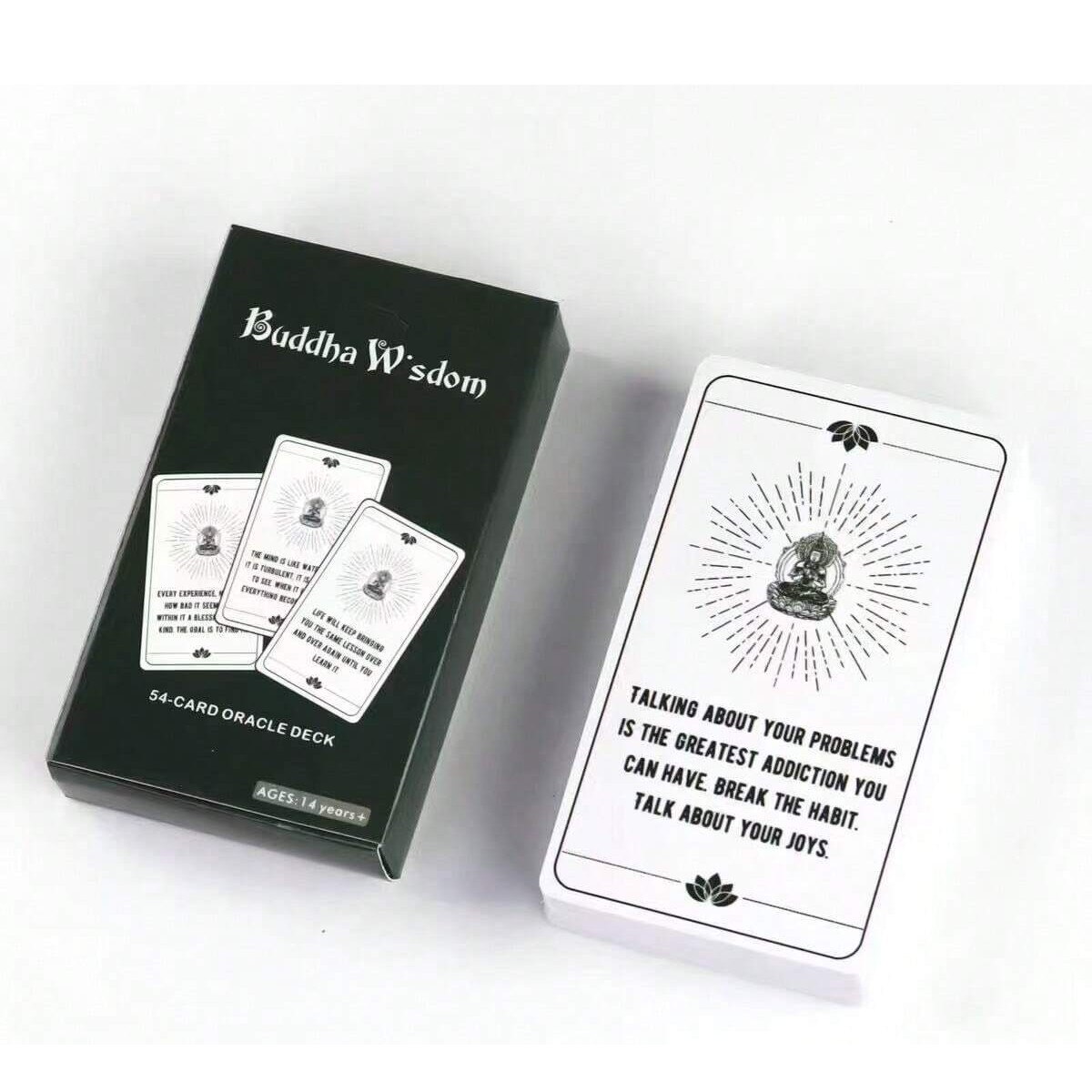 Pachet carti midi, Buddha Wisdom Oracle, 2024, 54 carduri, 10.5 x