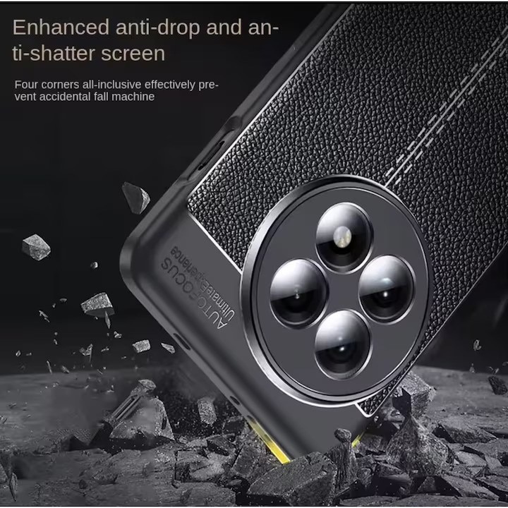Husa Soft TPU compatibila cu Honor Magic 7 Pro, Negru antracit