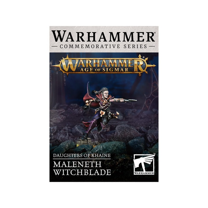Разширение на играта Warhammer Age Of Sigmar, Maleneth Witchblade Daughters Of Khaine, Games Workshop 10 части Сиво