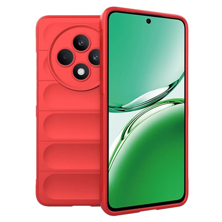 Кейс за Oppo Reno12 F 4G/Reno12 F 5G/Reno12 FS 4G/Reno12 FS 5G, Z71, Полиуретан, Червен