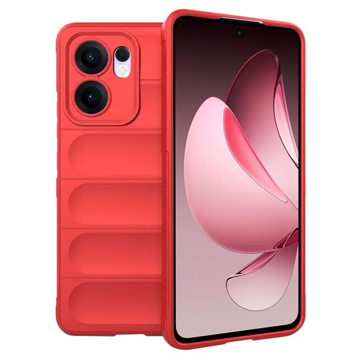 Калъф за Oppo Reno13 FS 5G / Reno13 F 4G / Reno13 F, Techsuit, Magic Shield, Червен