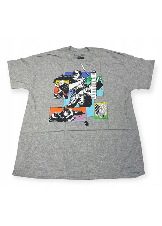 Férfi póló, SPENCER'S, rövid ujjú, pamut, szürke, XL INTL