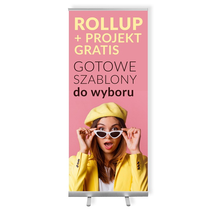 Sistem de afisare ROLL-UP, PoStar, 100x200cm, 1440dpi, multicolor