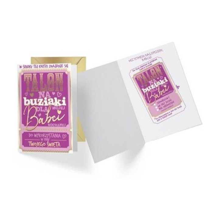 Felicitare, Sto lat, B6, multicolor, set cu plic