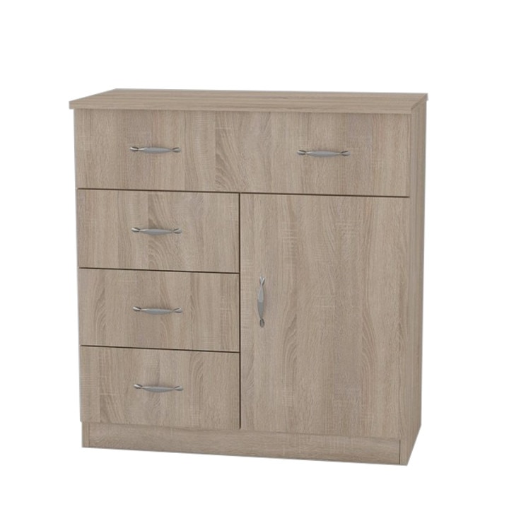 Comoda MarcelProd, 1-3-1, 80x40x86 cm, Sonoma