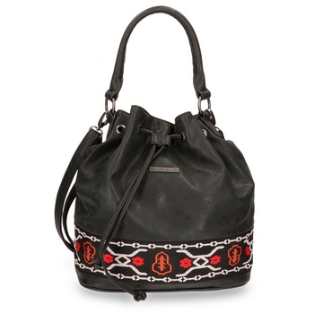 Geanta de umar 31 cm Pepe Jeans Liza negru Geanta de umar 31 cm Pepe Jeans Liza negru