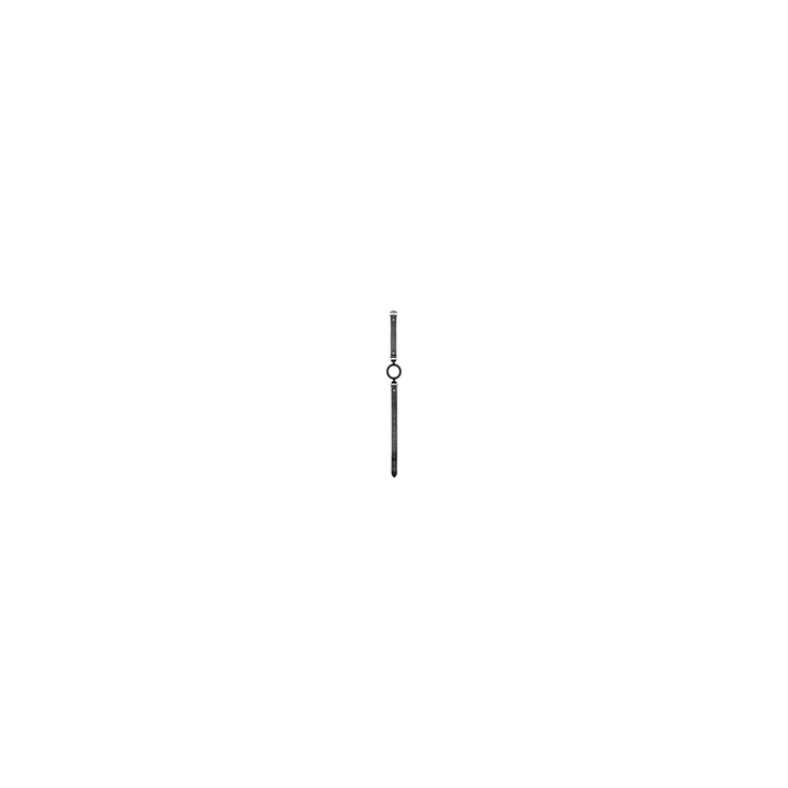 Calus din silicon cu O-ring, Ouch!, 57cm, 4cm negru