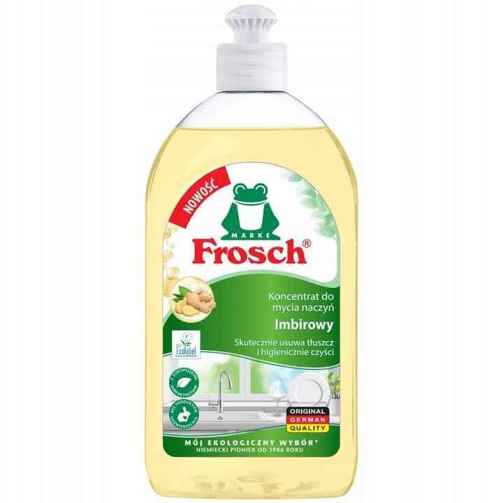 Detergent vase concentrat Frosch, 500ml, vegan, fara microplastice