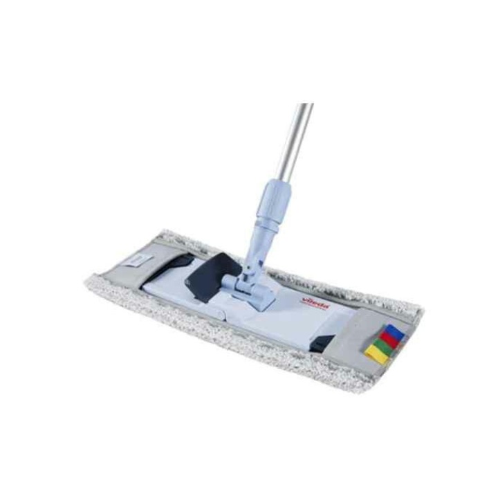 Mop Vileda R-Microlite Max, 40cm, pentru sistem CombiSpeed Pro, 44x18cm, reciclabil, 4 benzi colorate