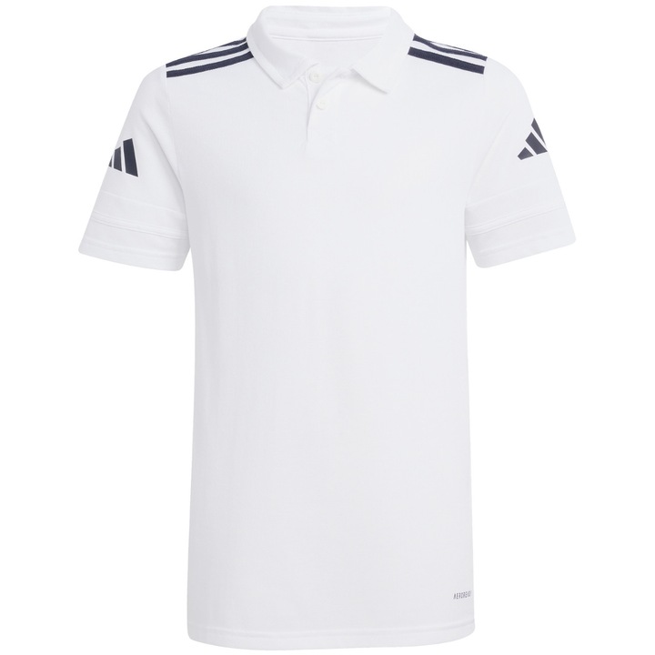 Tricou copii JY3414, Adidas, Poliester/Bumbac, Alb