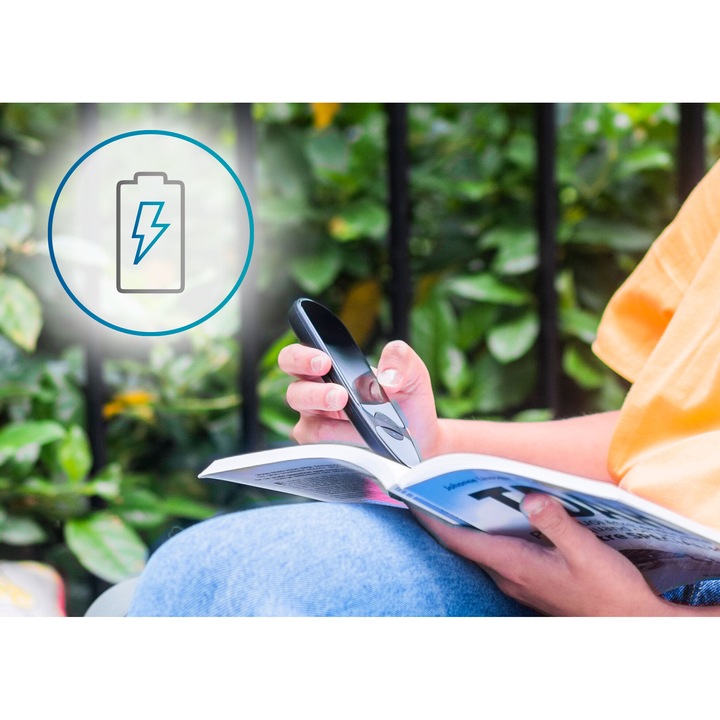 Cititor portabil, IRIS IRISPen 8, tehnologie avansata, cu baterie incorporata