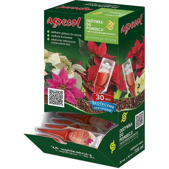 Ingrasamant pentru flori, Agrecol, set 24x30ML, nutrienti