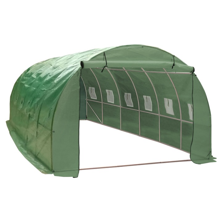 G21 300 x 600 x 200 cm, fóliasátor, zöld