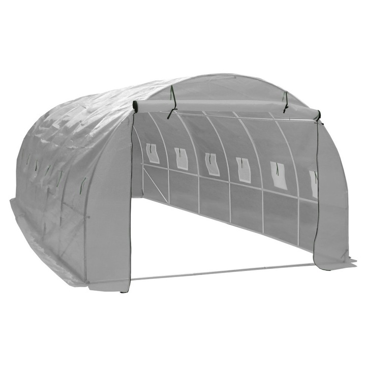 G21 300 x 600 x 200 cm, fóliasátor, fehér