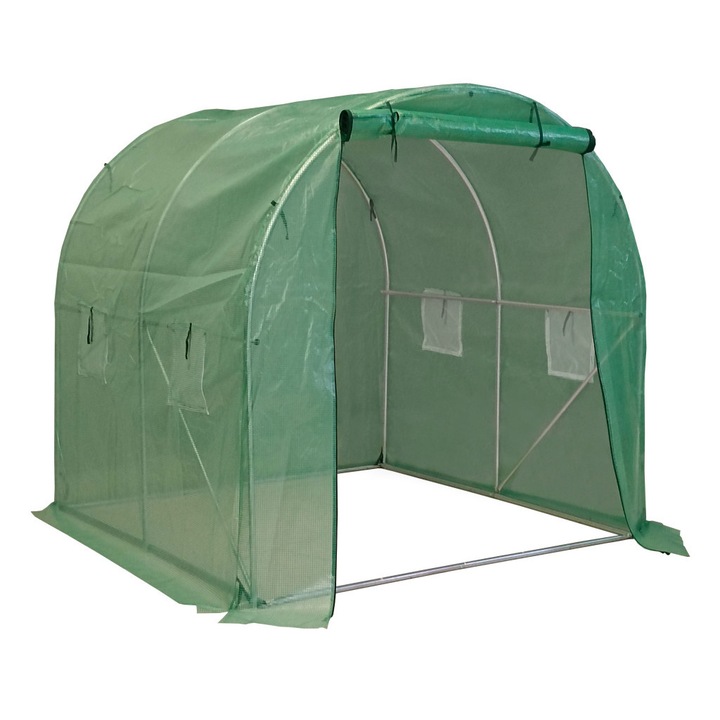 G21 200 x 200 x 200 cm, fóliasátor, zöld