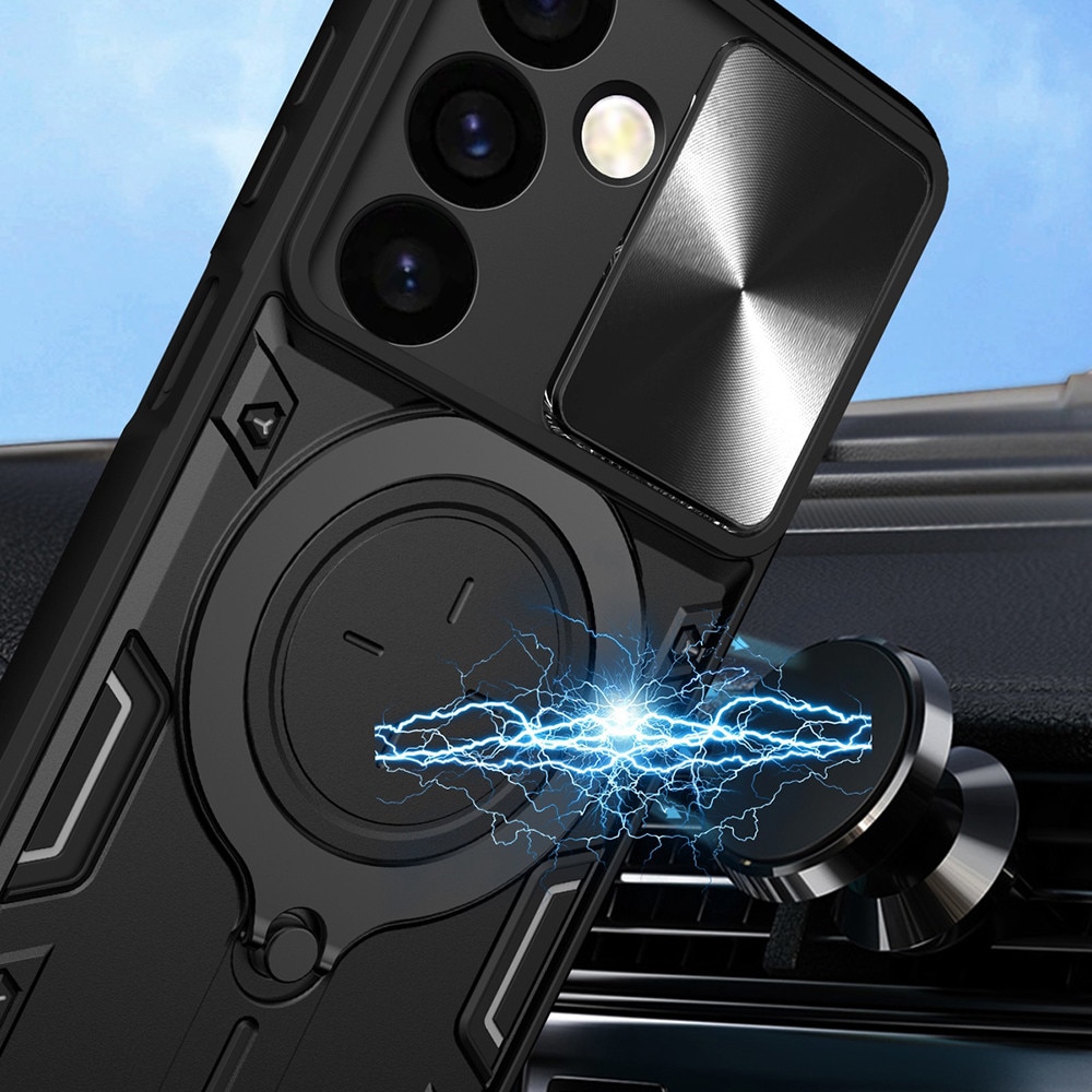 Husa pentru Oppo A5 Pro 4G/A5 Pro 5G, F62, Policarbonat, Black