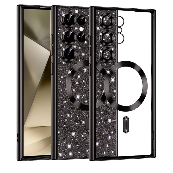 Husa pentru Samsung Galaxy S24 Ultra, din TPU, Danex, Culoare Negru