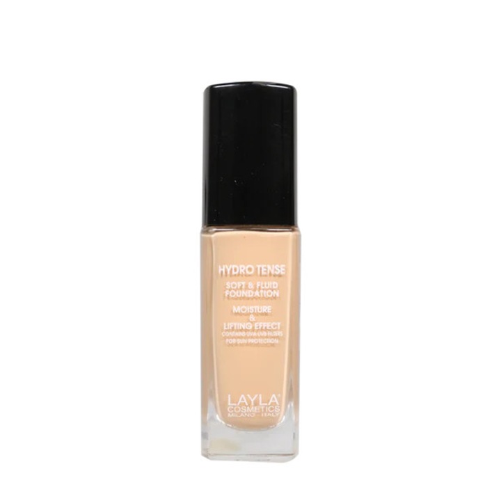 Fond de ten Layla Cosmetics Hydro Tense, nuanța 3, efect hidratant, 30ml