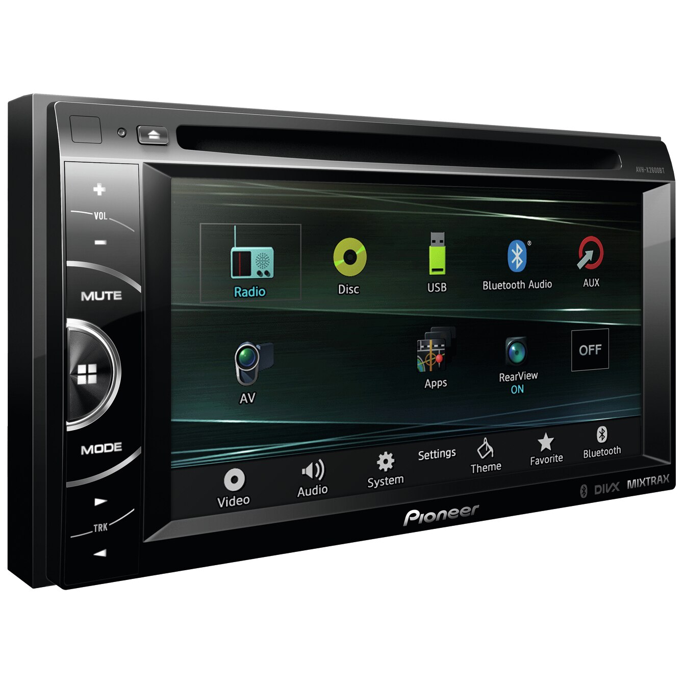 ?????????????????????? ?????????? ???? ???????? 2DIN Pioneer AVHX2600BT, 4x50W, touchscreen