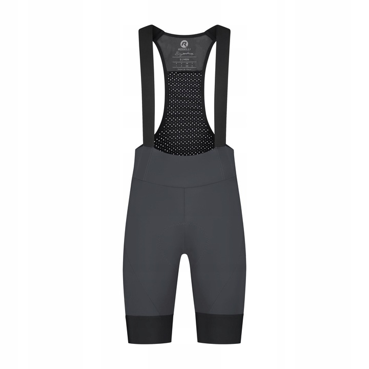 Велосипедни шорти Rogelli SIGNATURE, Черен/Сив