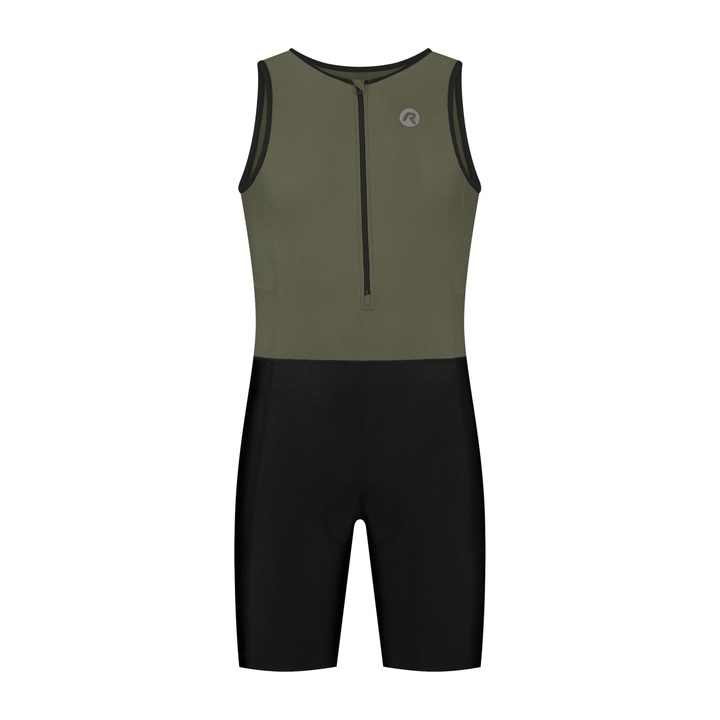 Costum triatlon Rogelli, neopren, verde/negru, L
