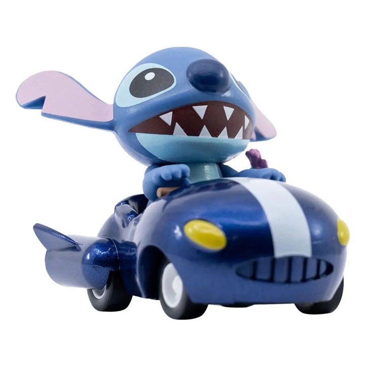 Yume, Zoom Hero, Стич, Космически кораб, 5 см, Син, Фигура