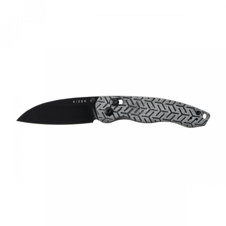 Cutit pliabil EDC, Kizer Exist, otel Nitro-V, negru/gri