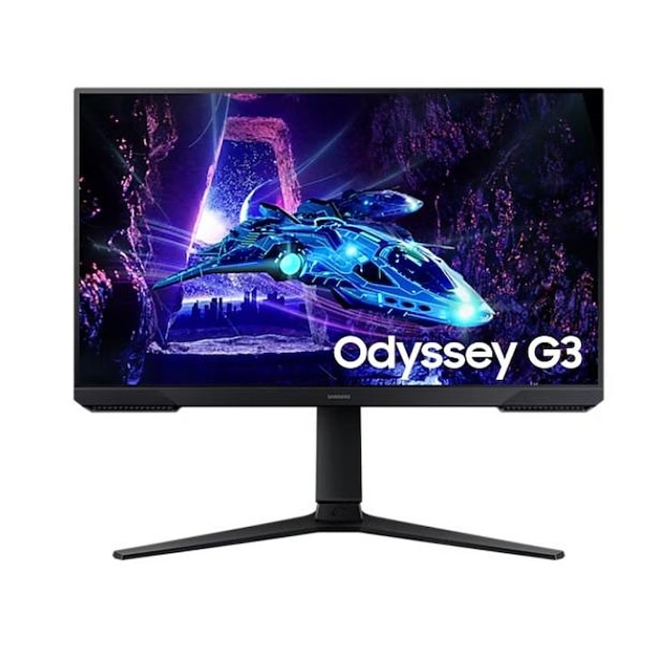 Samsung monitor, 24DG300, 24", Odyssey G3, VA, 165 Hz, 1 ms, 1920x1080, DP, HDMI, fekete