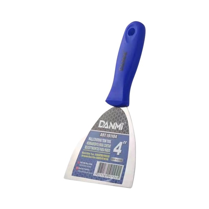Spakli egyszínű kék nyéllel 2.5 inch (63.5 mm)