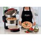 Двойна фурна за пица Ariete PIZZERIA 0927/00, 2300W, 32 см, 2 термостата до 400C, 5 нива, 2 каменни плочи, Незалепващо покритие, Червен
