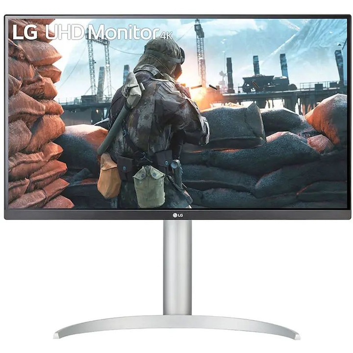 27 hüvelykes monitor LG 27UP650P-W, IPS, 3840 x 2160 4K, 2 x HDMI, 1 x audiokimenet, DisplayPort, MaxxAudio
