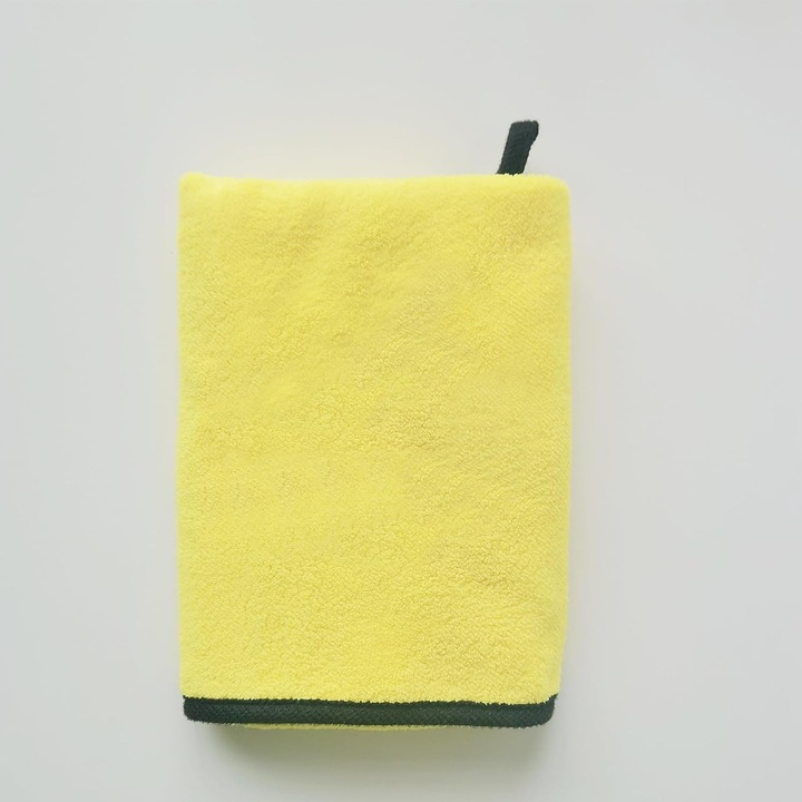Кърпа за кола, Микрофибър, 160x60 см, Жълта