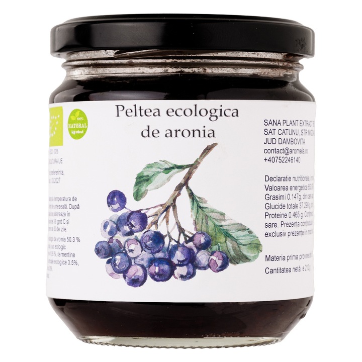 Peltea bio de ARONIA, Aromela, produs ecologic, 212g