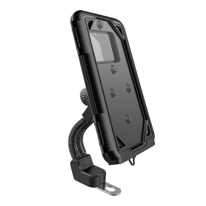 Suport telefon Enforose, rezistent si impermeabil, montare usoara, pentru dispozitive 4.5-6.1 inch