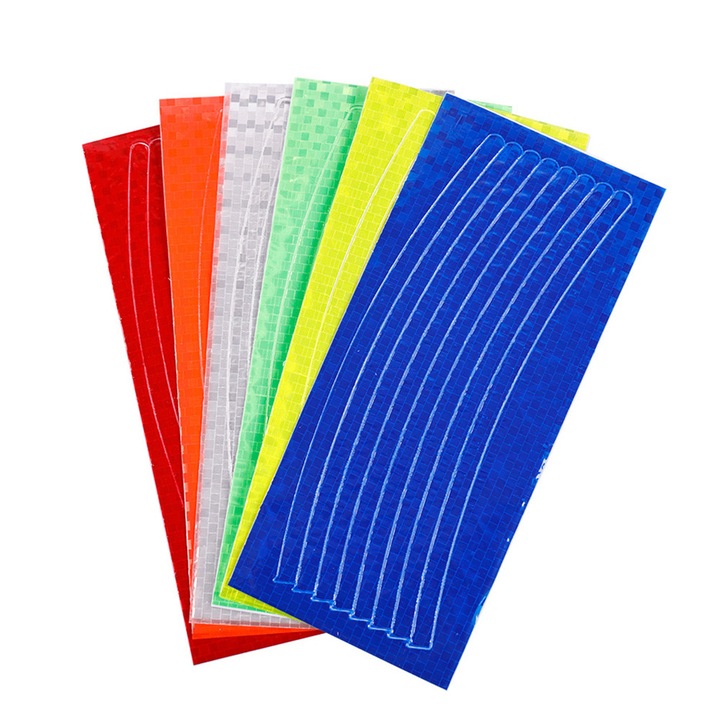 Banda reflectorizanta, Enforose, 60 buc, adeziv rezistent la apa, vizibilitate 360 de grade