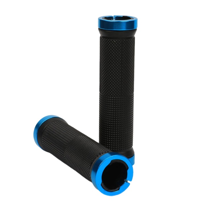 Mansoane bicicleta Enforose, aluminiu, design ergonomic, suprafata antiderapanta, potrivite pentru ghidon de 22mm