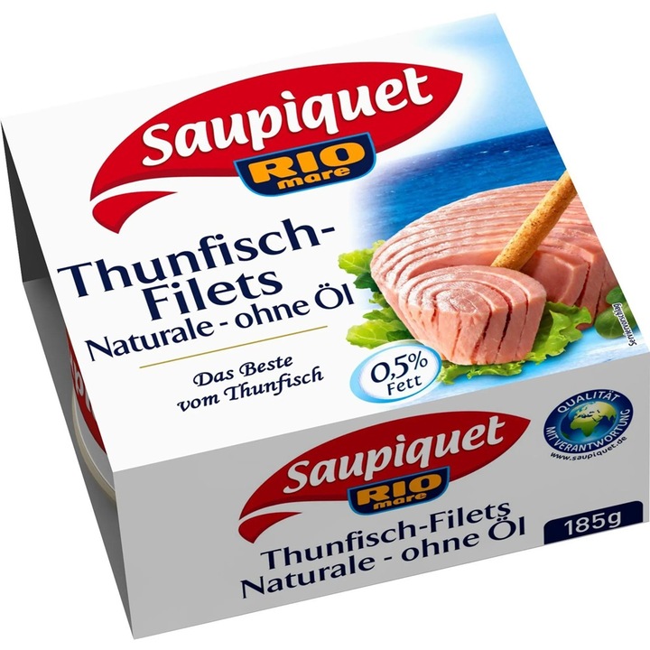 Saupiquet Rio Mare File de Ton in Suc Propriu 185 g