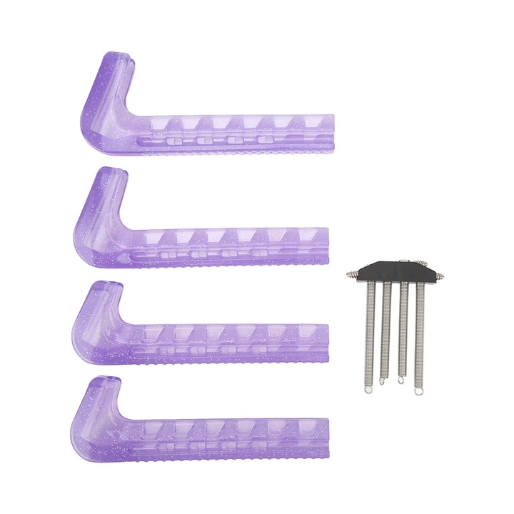 Aparatori pentru patine de gheata Enforose, potrivire personalizabila, protectie imbunatatita a lamei, design anti-alunecare, set 2 perechi