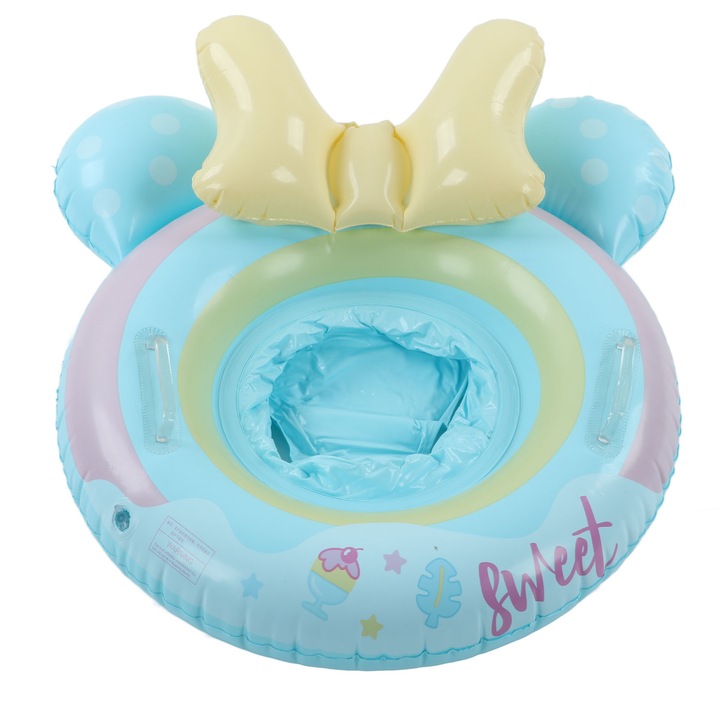 Надуваем пояс за деца Enforose, усъвършенствана технология за свързване, седалка с панталони, преносим, многоцветен