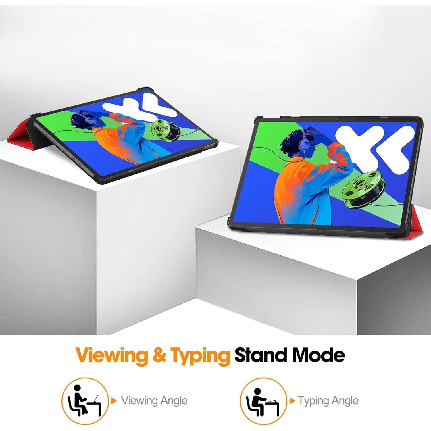Husa tableta pentru, Lenovo Idea Tab Pro 12.7 inch 2025, Rosu