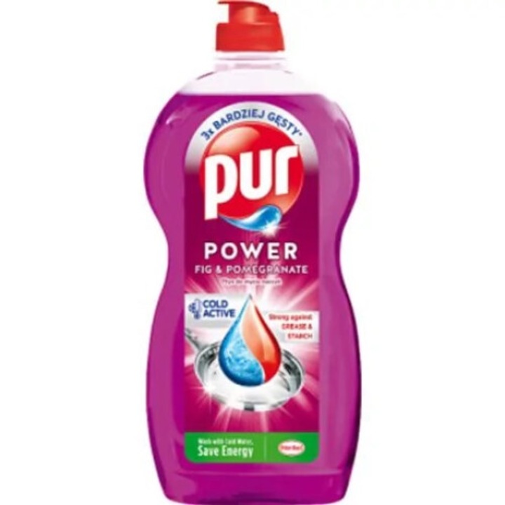 Detergent vase Pur, 1.2L, formula concentrata, miros placut