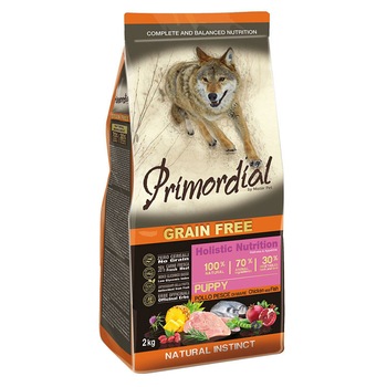 Hrana uscata pentru caini Primordial, Grain Free, Puppy, Pui si Peste Oceanic, 12 kg Hrana uscata pentru caini Primordial, Grain Free, Puppy, Pui si Peste Oceanic, 12 kg
