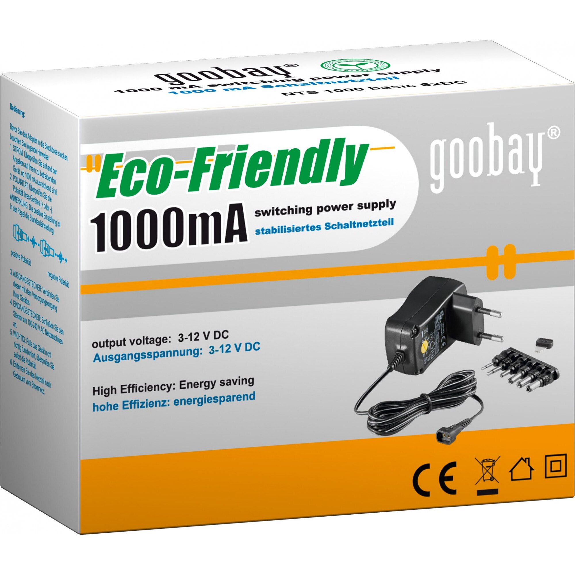 Alimentator universal 6xDC GS Goobay