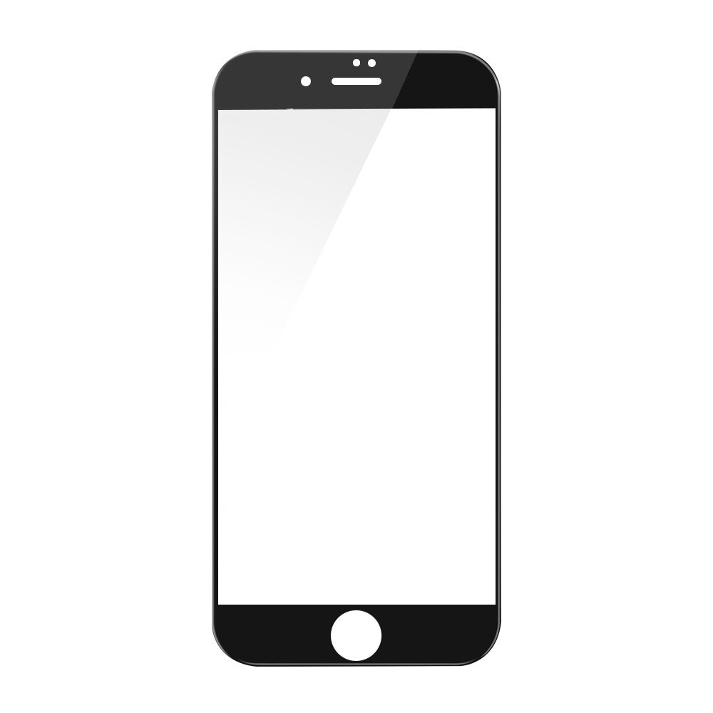 Set doua folii protectie Devia 3D Tempered Glass pentru iPhone 8 Plus / 7 Plus, Black