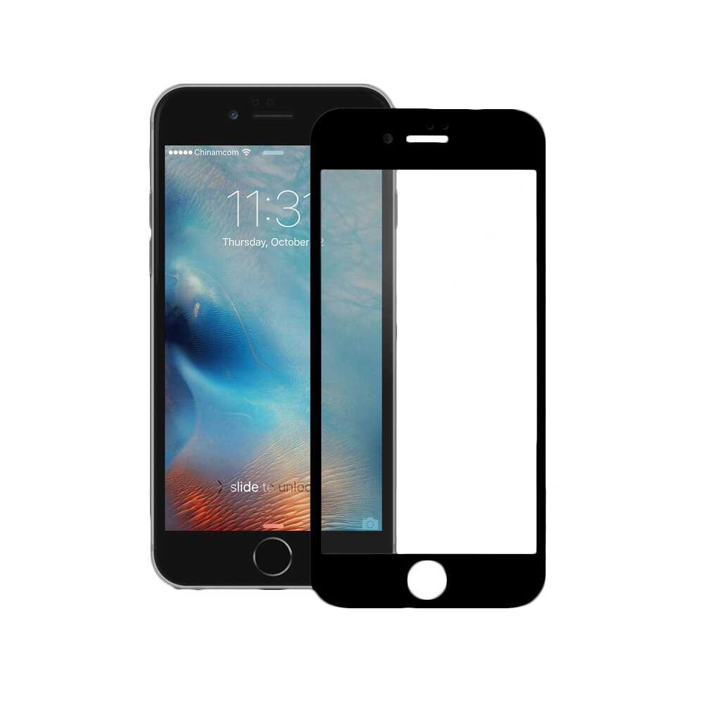 Folie de protectie Comma Sticla Privacy pentru iPhone 7, Negru